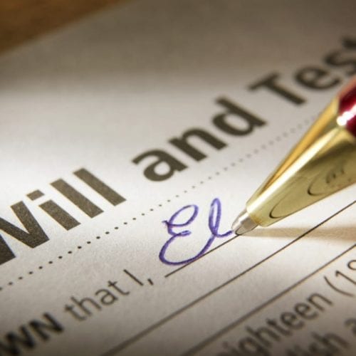 Passing away without a will