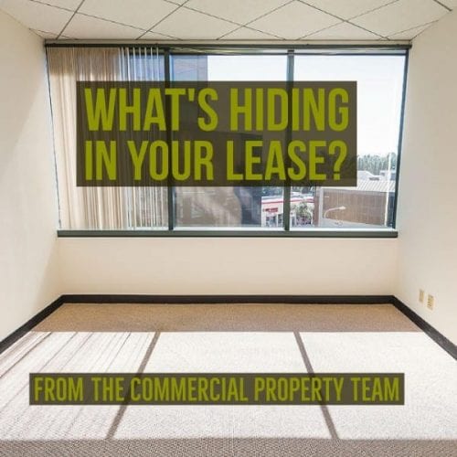 What's hiding in your lease?